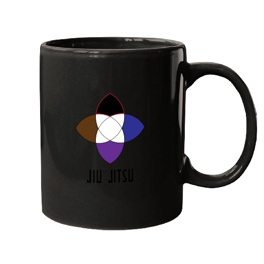 Jiu Jitsu Flower Mugs