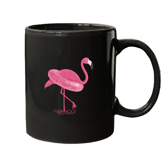Flamingo Swimming Circle Mugs