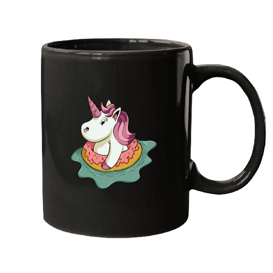 Unicorn Swimming Mugs