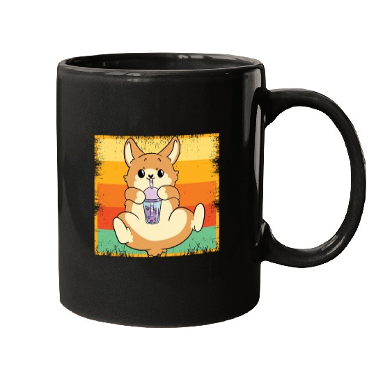 Bubble Tea Lover Boba Tea Drinker Dog Owner Mugs