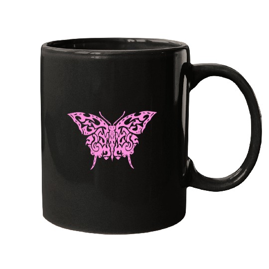 Dark Butterfly Mugs
