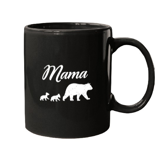 Mama Bear - With Two Cubs Twin Mom Mother's Day Gi Mugs