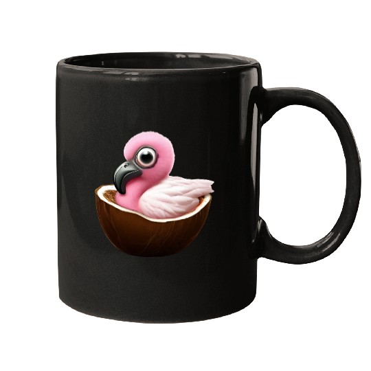 Coconut Flamingo Mugs