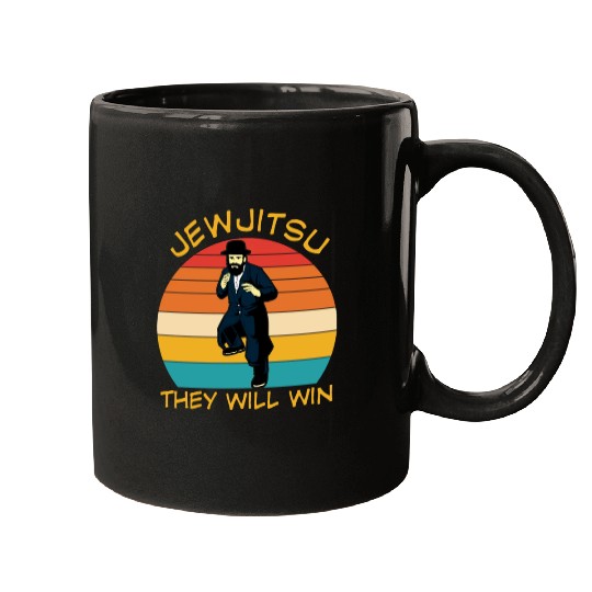 Jewjitsu They Will Win Mugs