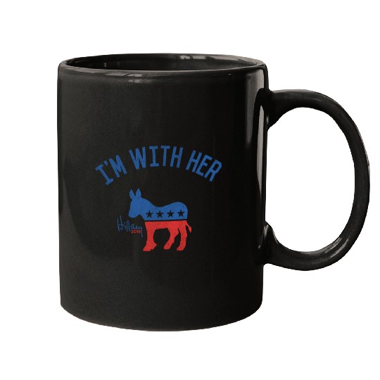 I'M With Her Hillary Clinton Mugs