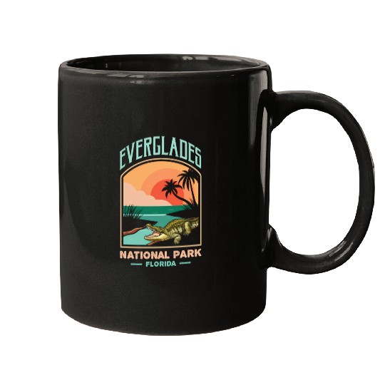 Everglades National Park Us Crocodile Florida Alli Mugs