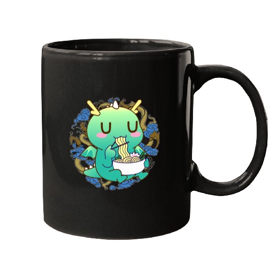 dragon Hello Spring Happiness Mugs