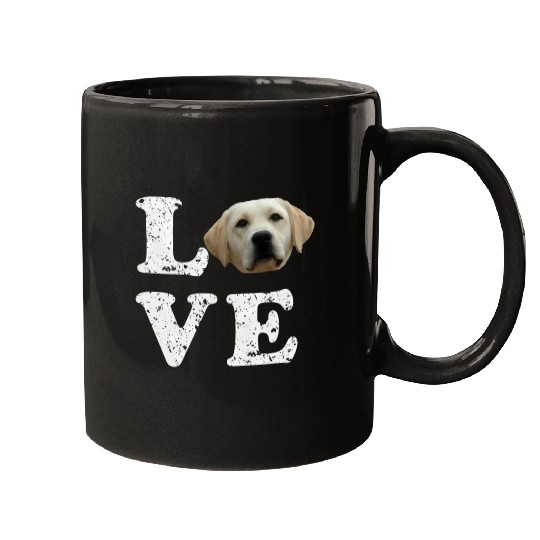 I Love My Yellow Lab Labrador Retriever Dog Mugs