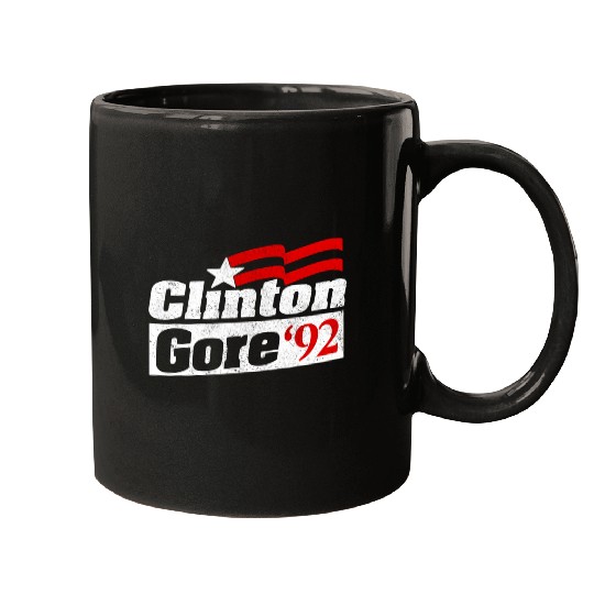 Clinton Gore Bill Clinton 92 Elect Mugs