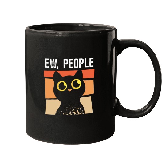 Ew People - cat hates people Mugs