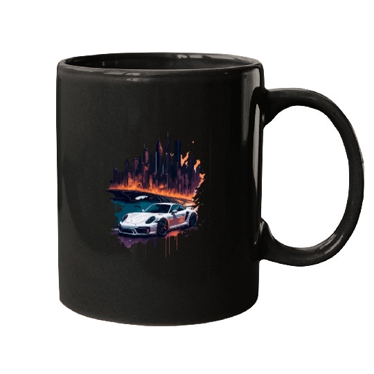 Sports car Mugs