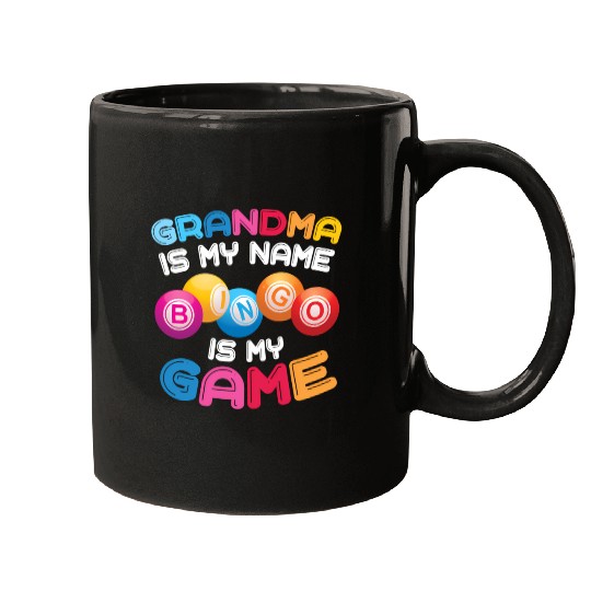 Bingo Player Grandma Mugs