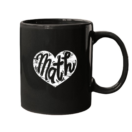 Math Heart Math Teacher He Mugs