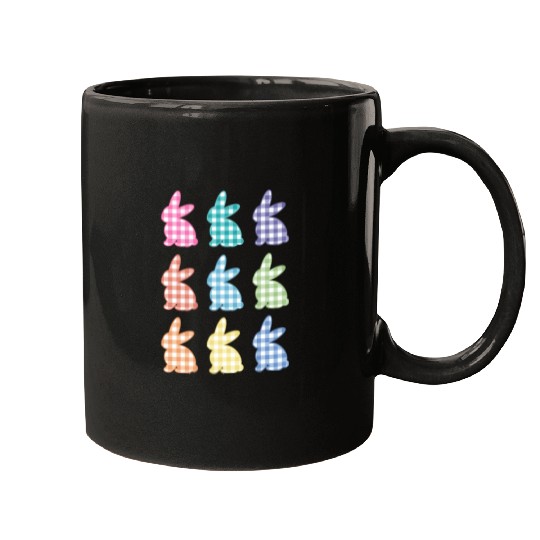 Easters For Plaid Easter Bunny Gingham Mugs