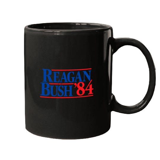 Reagan Bush '84 Republican Mugs