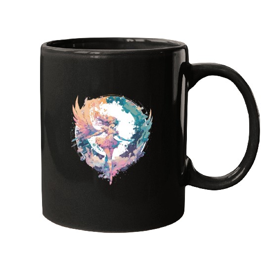 Watercolor Fairy Fairycore Grunge Pastel Goth Aest Mugs