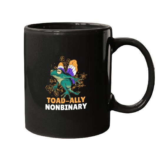 Toad-Ally Nonbinary Mugs