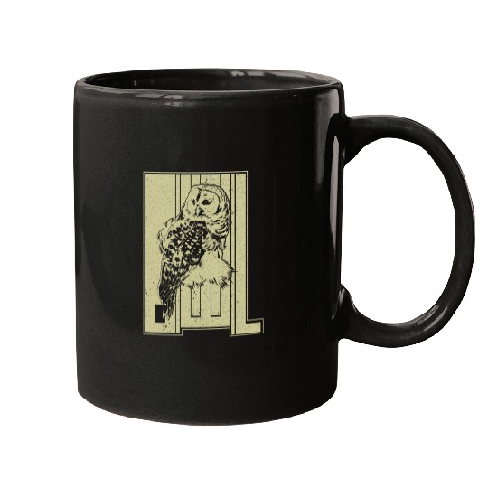 Bird Owl Mugs