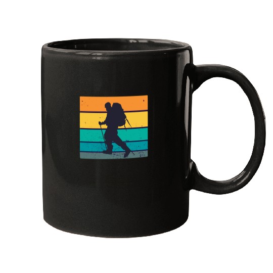 Hiking retro Mugs