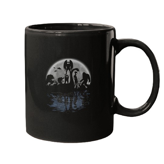 Bigfoot Loch Ness Monster Moth And Aliens Cryptid Mugs