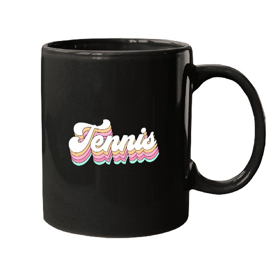 Tennis Pastel Aesthetic Forn Mugs