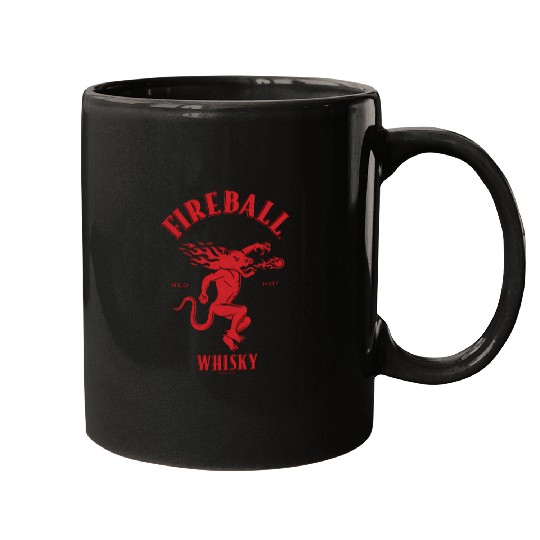 Fireball Whiy Red Hot Burns Like Hell V2 Mugs
