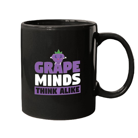 Grape Minds Think Alike Mugs
