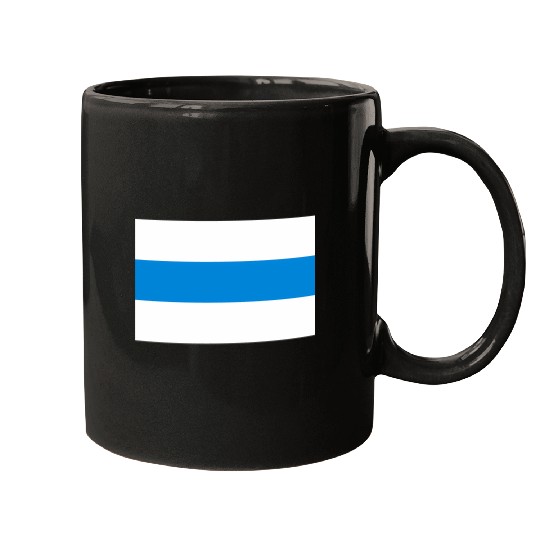 New Russia Flag White Blue White Mugs