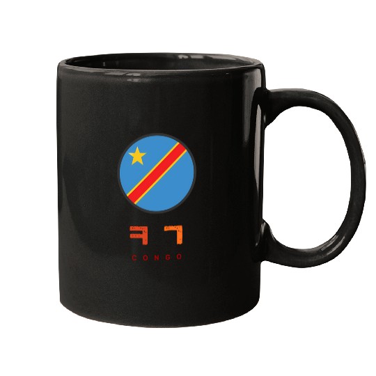 Korean Alphabetdemocratic Republic Of The Congo Fl Mugs