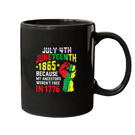 July 4Th Juneteenth 1865 African Melanin Black Pro Mugs