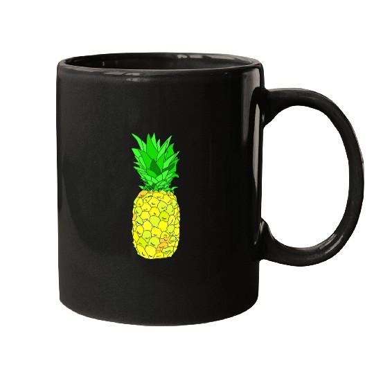 Pineapple Pun Illustration Mugs