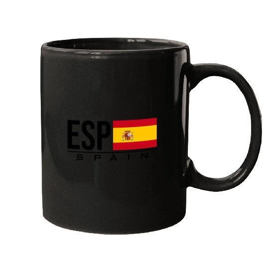 Spain Flag Spanish Espana Sports Games Athletics J Mugs