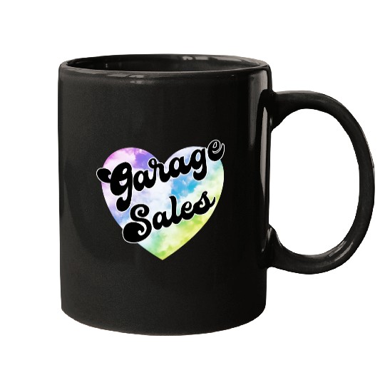 Garage Sales pastel cloud heart Mugs