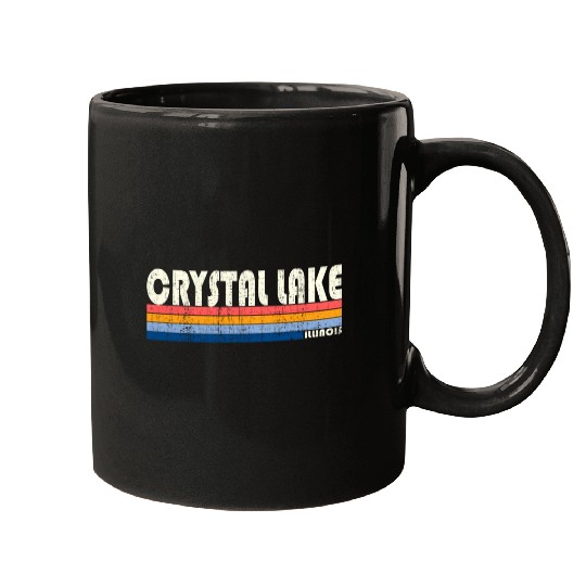 70S 80S Style Crystal Lake Il Mugs