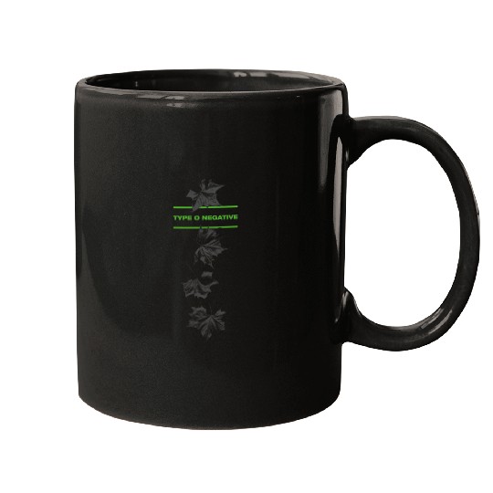Type O Negative Leaves Double Sided Black Mugs