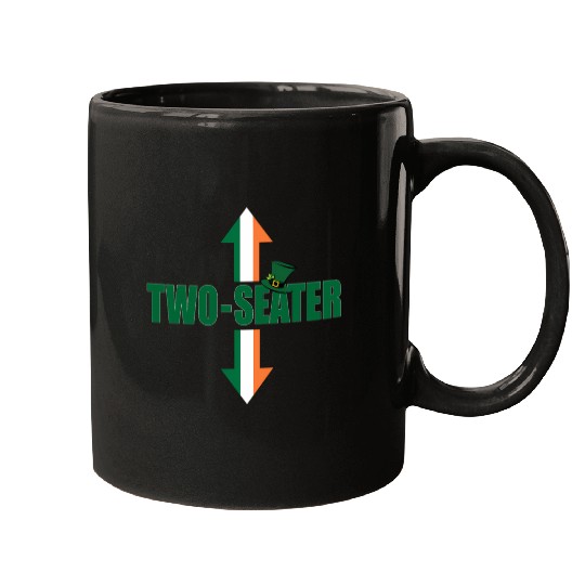 Irish Flag Two Seater Party-Trashy Humor Mugs