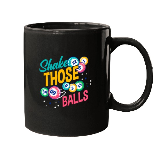 Shake Those Balls Bingo Player Mugs