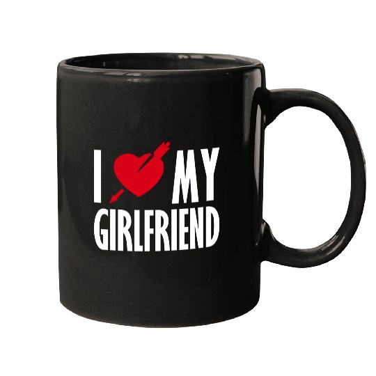 I Love My Girlfriend Mugs