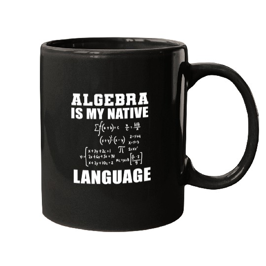 Native Language Math Teacher Gift Mugs