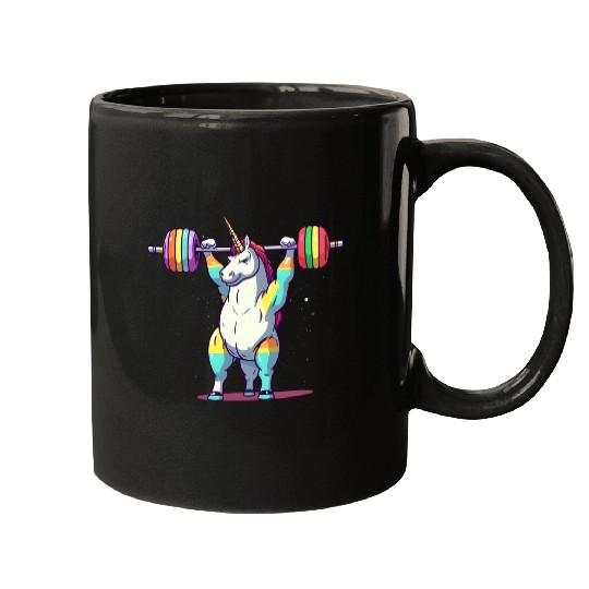 Unicorn Weighlifting Mugs
