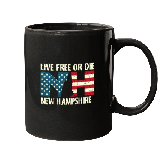 New Hampshire Patriotic Live Free Or Die Product Mugs