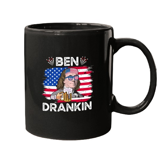 Ben Drankin US President Independence Day Mugs