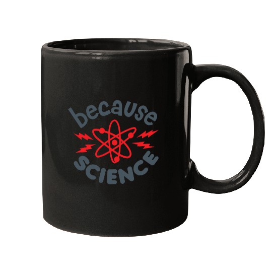 Because Science yellow Mugs