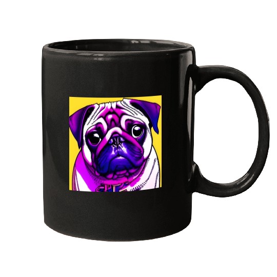 PUG POP ART Mugs