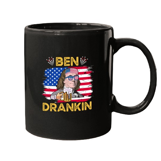 Ben Drankin US President Independence Day Mugs