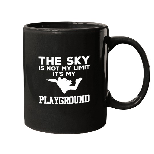 Sky Playground - Skydiver Skydiving Parachuting Mugs