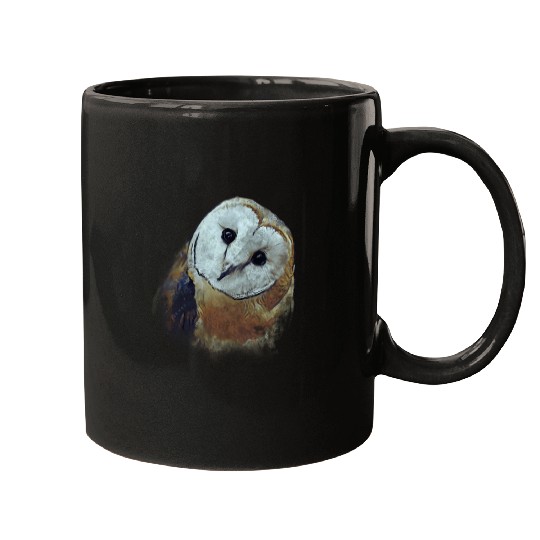 Barn Owl Painting Owl Mugs