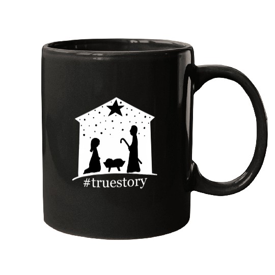 Truestory Birth Jesus True Bible Story Bethlehem Mugs