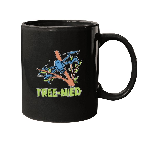 Drone Racing Tree-Nied Racing Machine Drone Racer Mugs