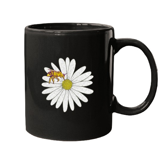 Bee Mountain Daisy Mugs